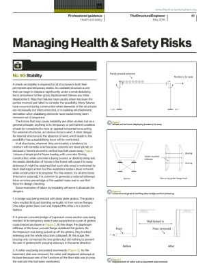 Managing Health & Safety Risks (No. 50): Stability