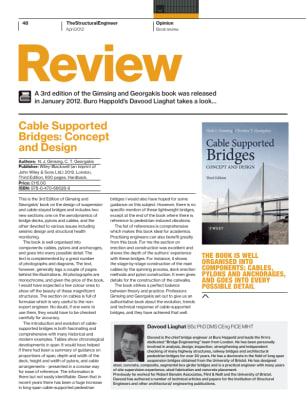 Cable Supported Bridges: Concept and Design (Book review)