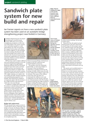 Sandwich plate system for new build and repair