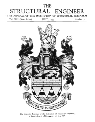 The Armorial Bearings of the Institution of Structural Engineers, a description of which appears on 