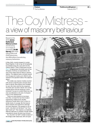 The Coy Mistress - a view of masonry behaviour