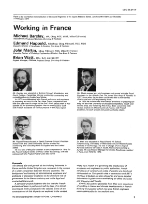 Working in France