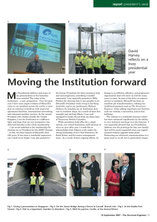 Moving the Institution forward