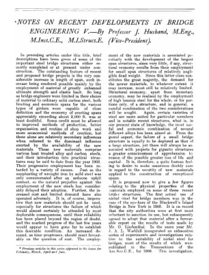 Notes on Recent Developments in Bridge Engineering V