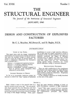 Design and Construction of Explosives Factories