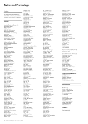 Notices and proceedings