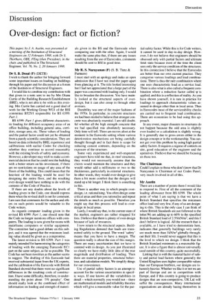 Discussion on Over-Design: Fact or Fiction by J.A. Austin