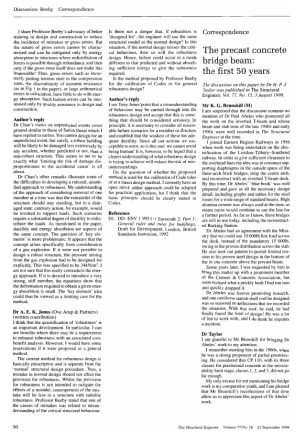 Correspondence on The Precast Concrete Bridge Beam: the First 50 Years