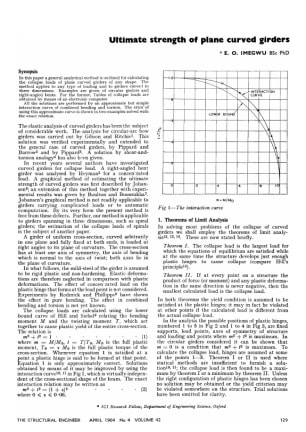 Ultimate Strength of Plane Curved Girders