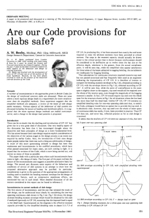 Are Our Code Provisions for Slabs Safe? - The Institution of Structural ...