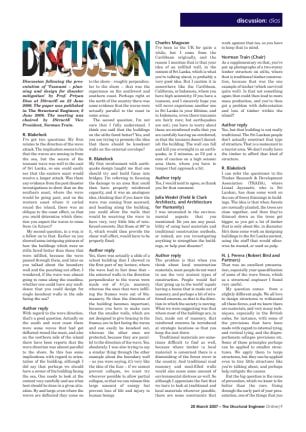 Discussion: Tsunami - Planning and design for disaster mitigation