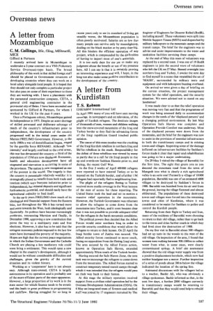 A Letter from Kurdistan