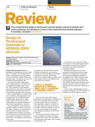 Book review: Design of Prestressed Concrete to AS3600-2009 (2nd ed.)