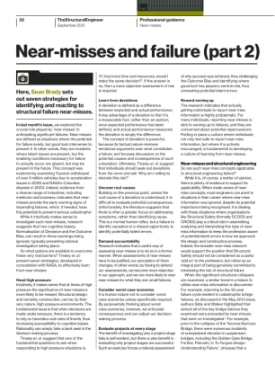 Near-misses and failure (part 2)