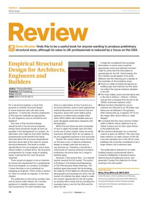 Book review: Empirical Structural Design for Architects, Engineers and Builders