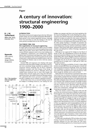 A Century of Innovation: Structural Engineering 1900 - 2000