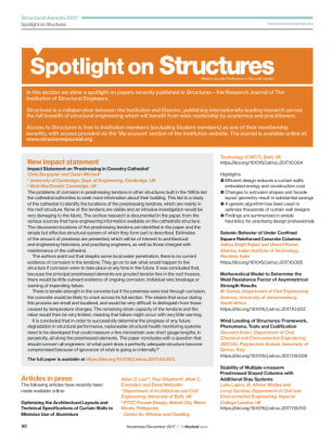 Spotlight on Structures (November/December 2017)
