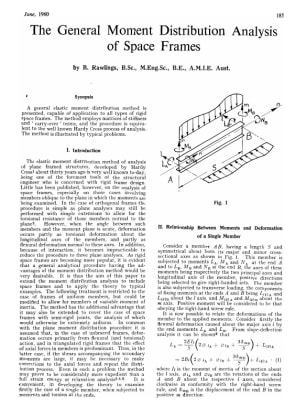 The General Moment Distribution Analysis of Space Frames