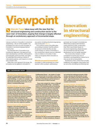 Viewpoint: Innovation in structural engineering