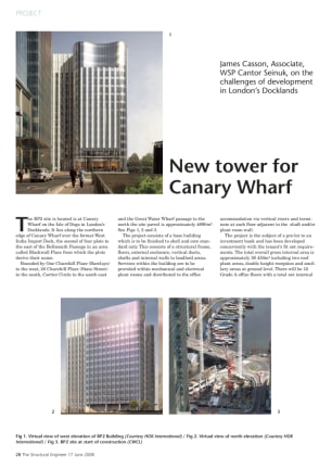 New tower for Canary Wharf ( James Casson, WSP Cantor Seinuk)