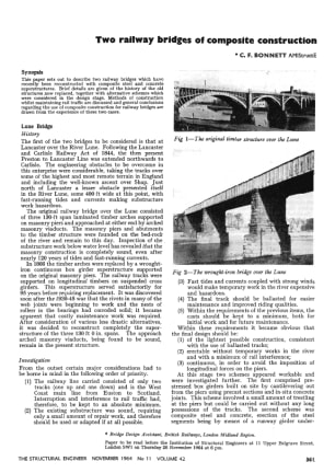 Two Railway Bridges of Composite Costruction