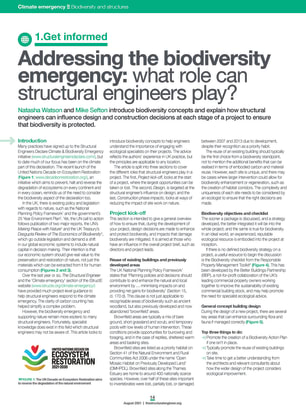 Addressing the biodiversity emergency: what role can structural engineers play?