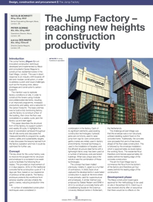 The Jump Factory – reaching new heights in construction productivity