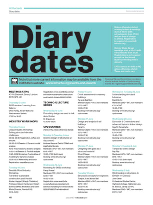 Diary dates (June 2019)