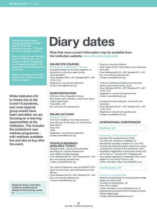 Diary dates (June 2020)
