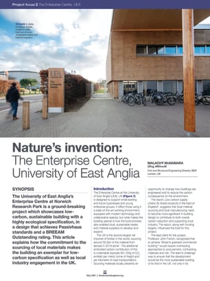 Nature's invention: The Enterprise Centre, University of East Anglia