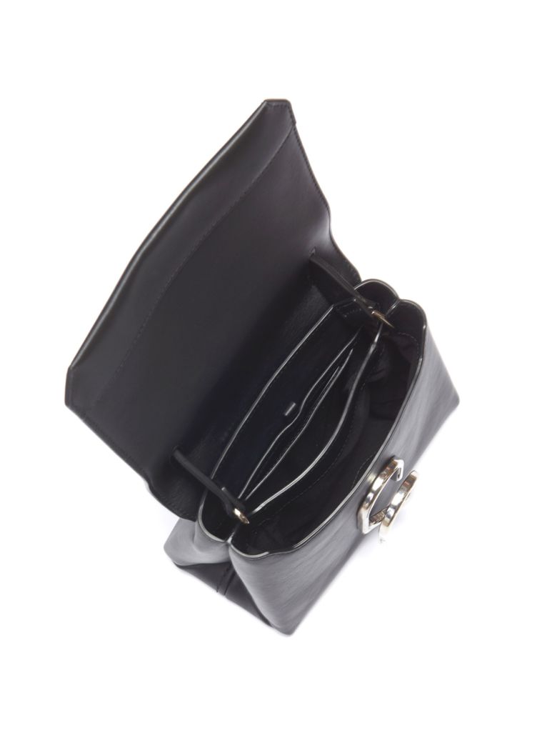 3.1 Phillip Lim - 3.1 Phillip Lim Alix Top Handle Black Leather Handbag ...