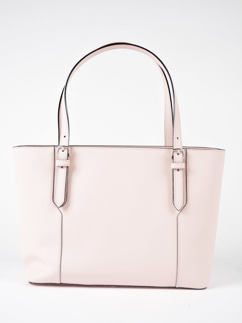 BALLY Striped Detail Tote in Pink & Purple | ModeSens