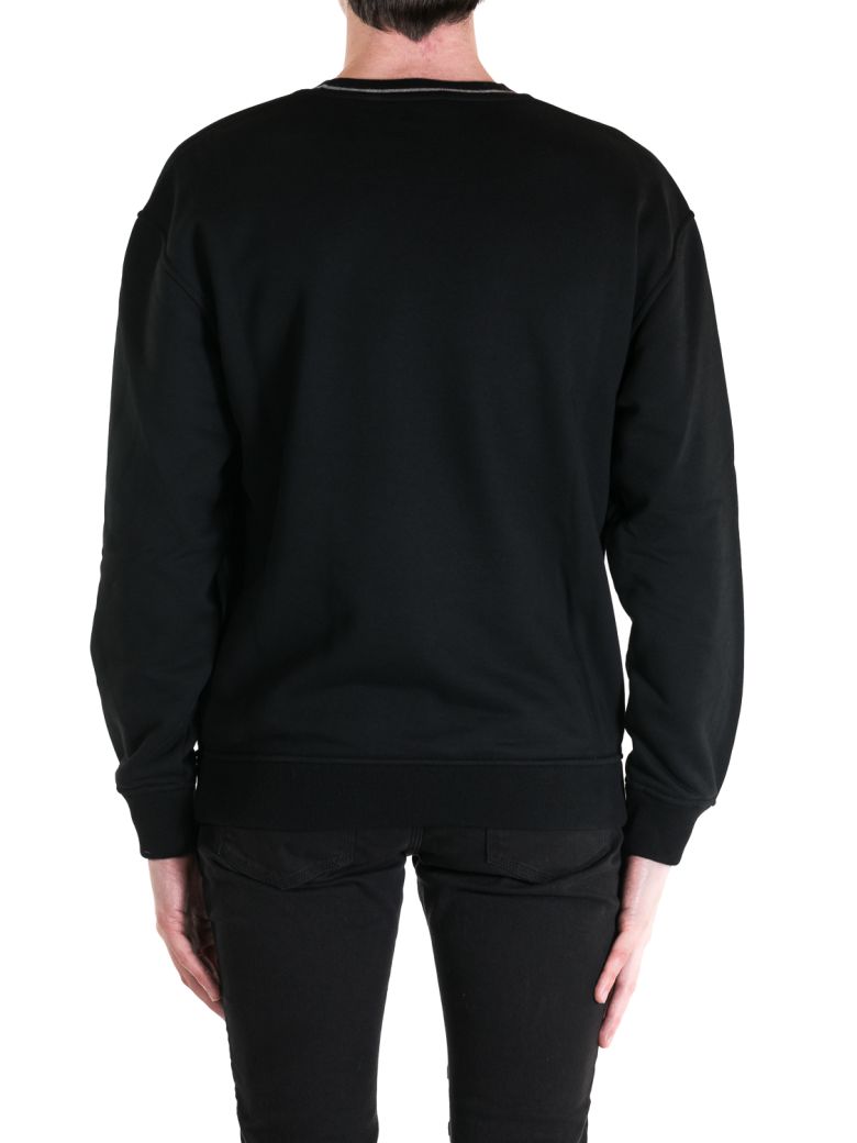 VERSACE Sequin Medusa Head Sweatshirt in Black | ModeSens