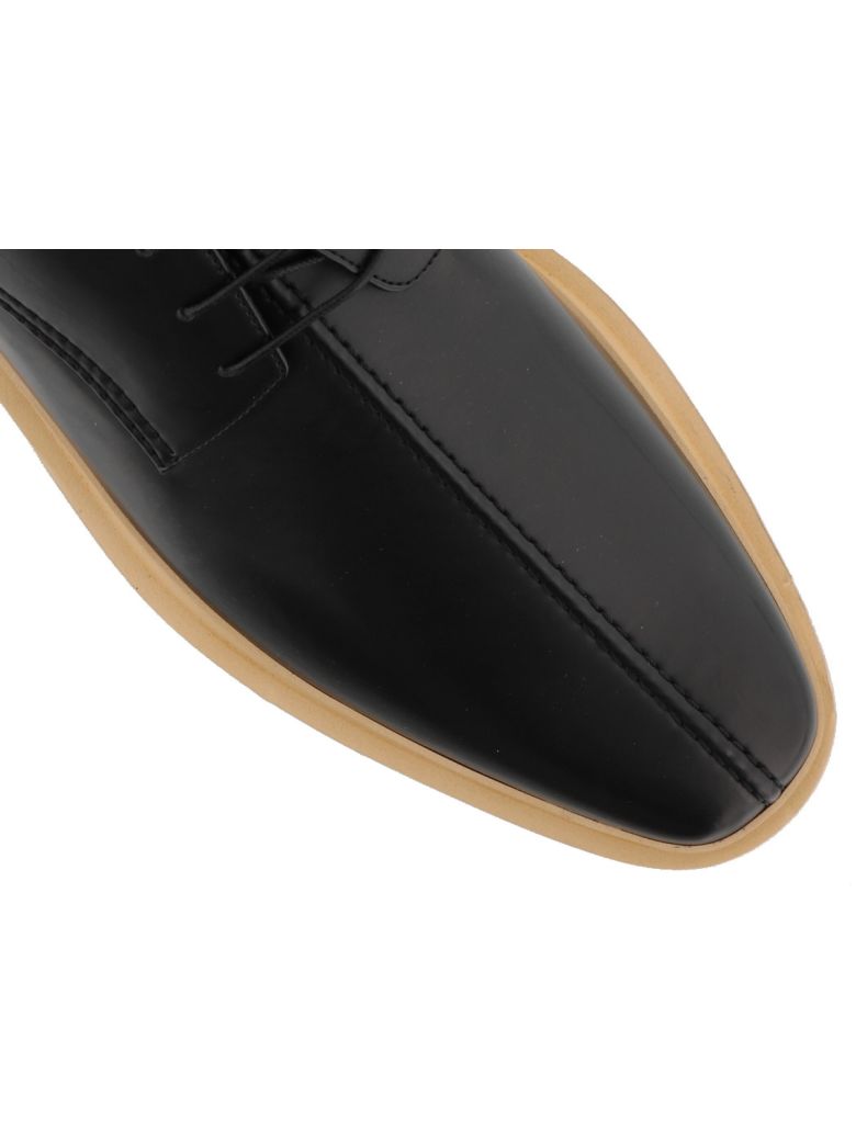 STELLA MCCARTNEY Faux-Leather Platform Derby Shoes in Black Multi