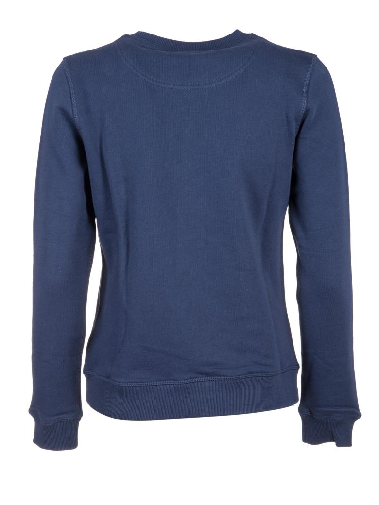KENZO Navy Logo Sweatshirt in Blue | ModeSens