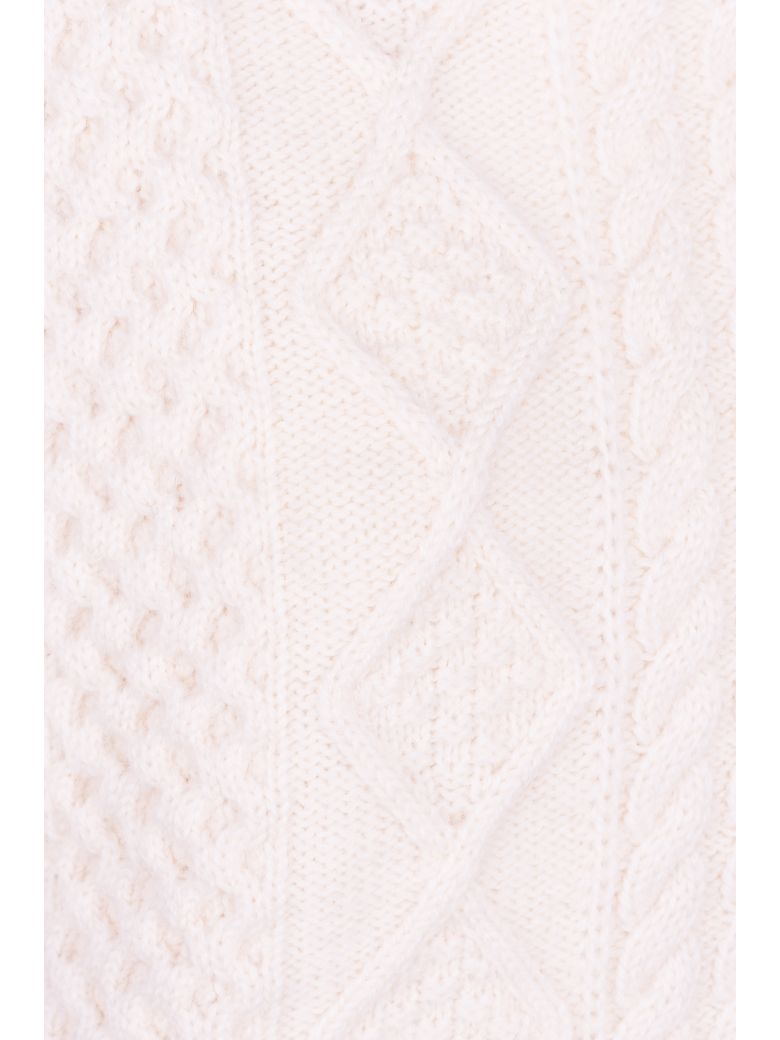 SAINT LAURENT Paris Sleeveless Pullover in Ivory | ModeSens