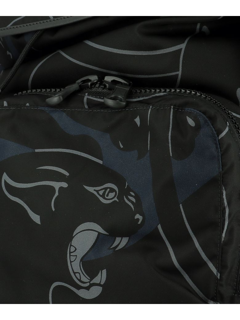 VALENTINO Black Fabric Backpack | ModeSens