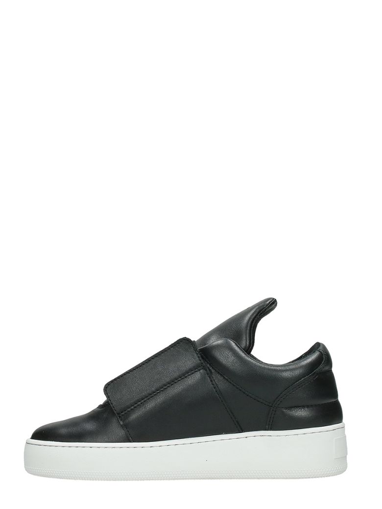 FILLING PIECES 'MOUNTAIN CUT' LEATHER SLIP-ON SNEAKERS, BLACK | ModeSens