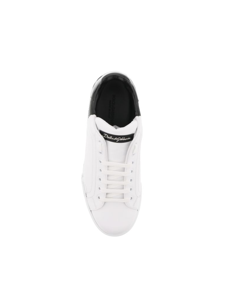 portofino sneakers in leather and patent