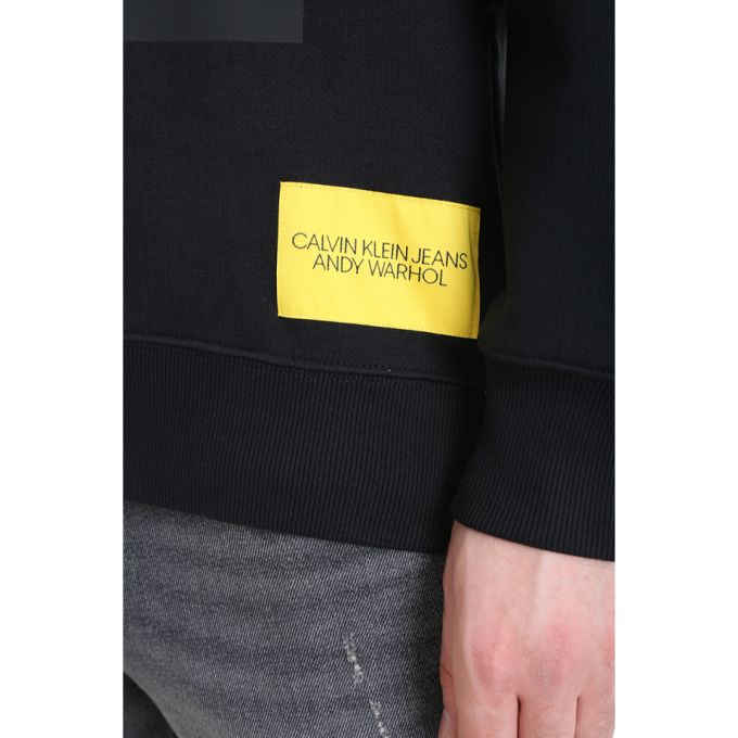 Calvin Klein Warhol Black Cotton Sweatshirt展示图