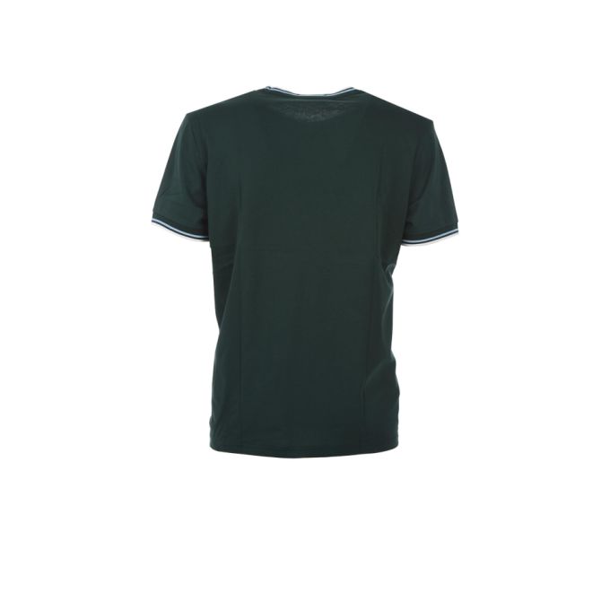 Fred Perry Green Twin Tipped T-shirt展示图