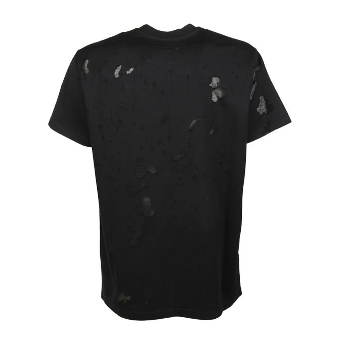 Logo Burnout Cotton T-Shirt展示图