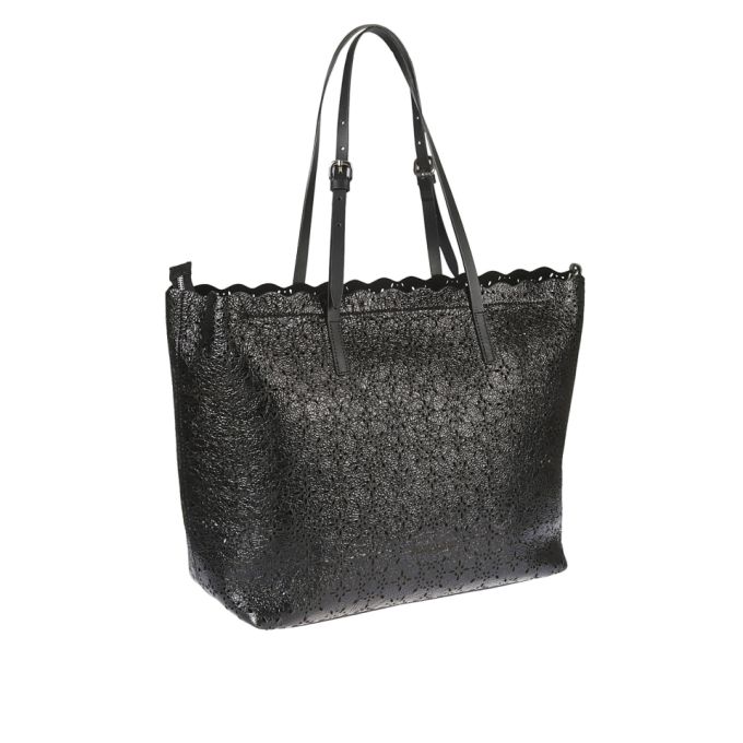 Ermanno Ermanno Scervino Ermanno Scervino Perforated Floral Tote展示图