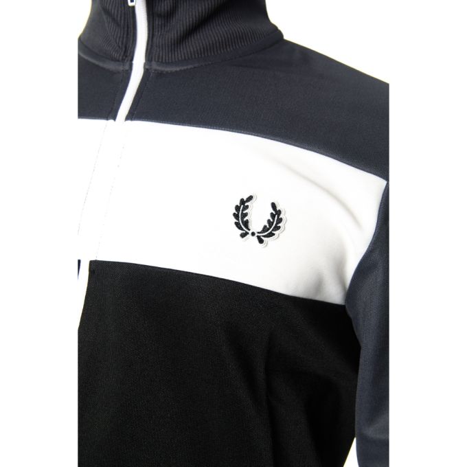 Fred Perry Zipped Cotton Sweatshirt展示图