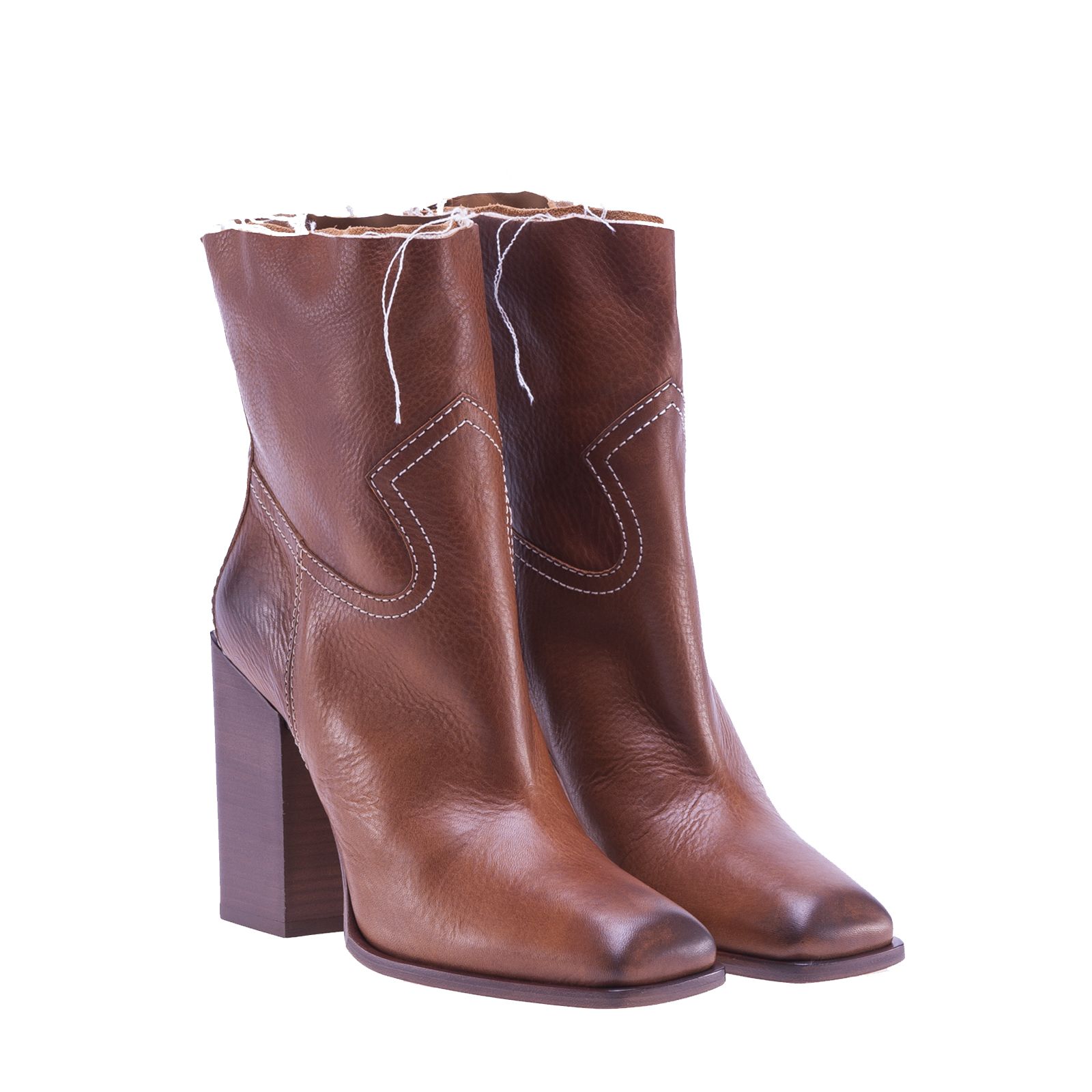 saint laurent western bootie