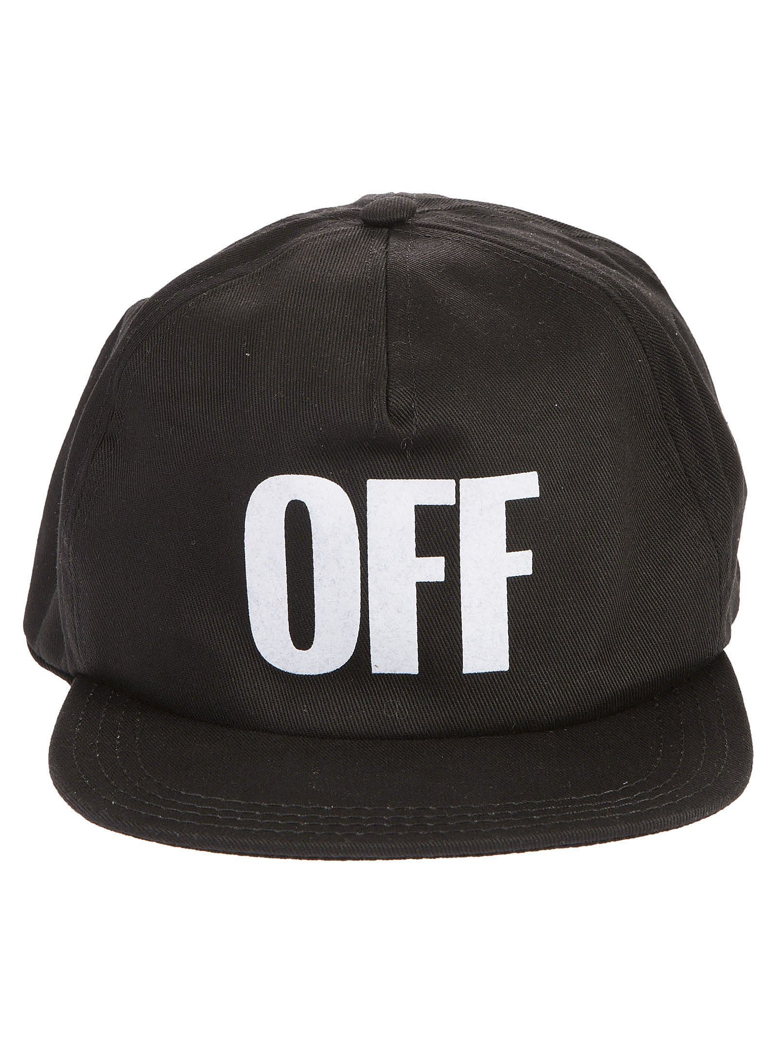 Off-White - Off-white Embroidered Logo Cap - Black, Women's Hats | Italist