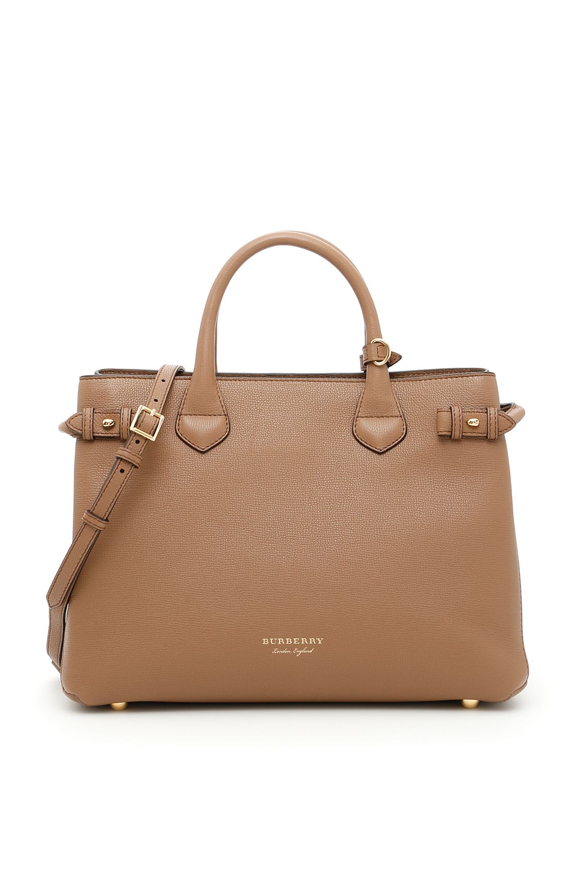 Burberry Medium Banner Bag DARK SANDBeige, Women's Totes Italist