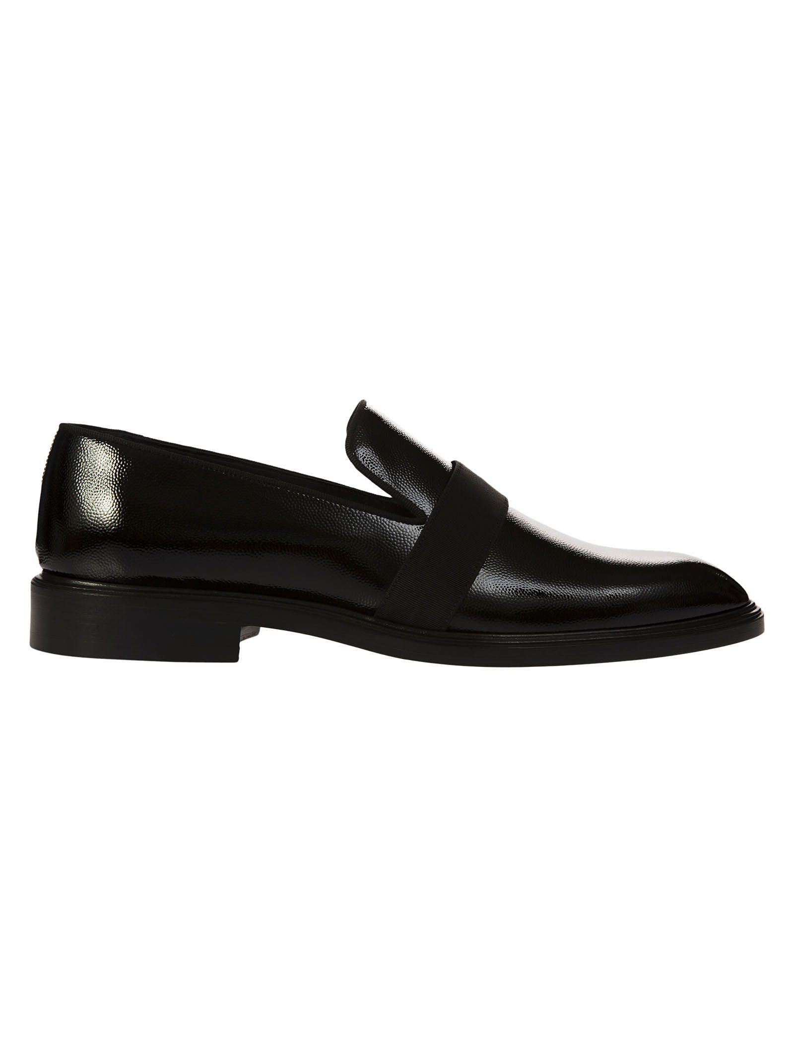 GIVENCHY Rider Patent Formal Loafer With Grosgrain Trim, Black | ModeSens