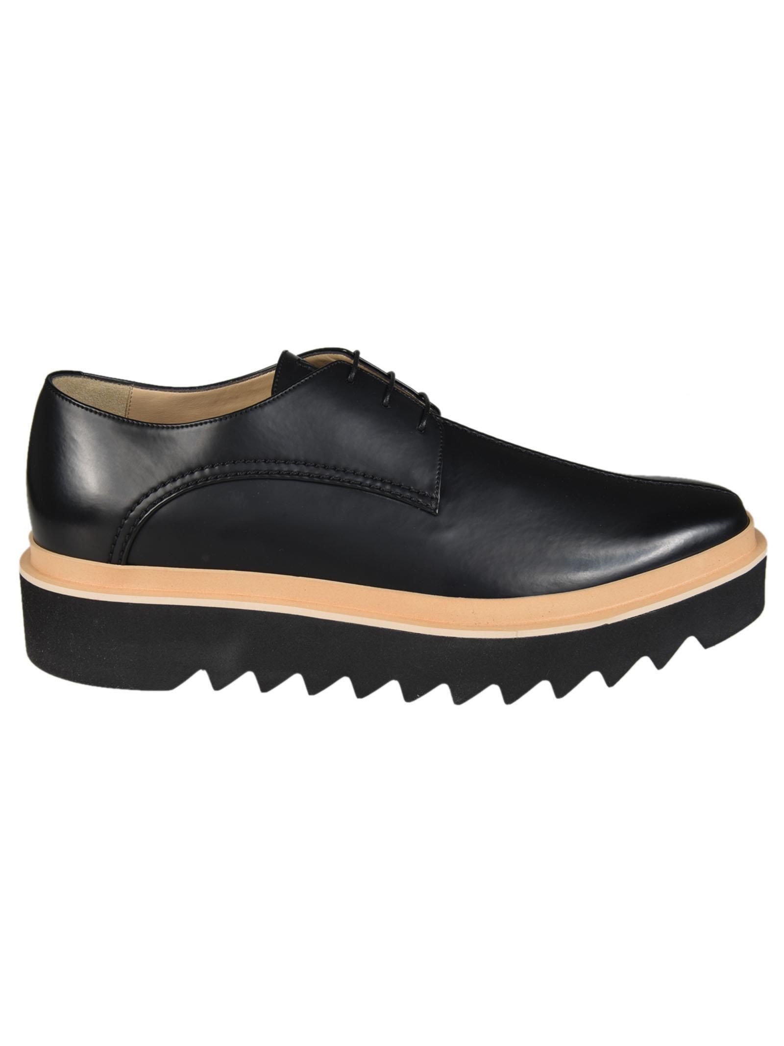 STELLA MCCARTNEY Faux-Leather Platform Derby Shoes in Black Multi ...