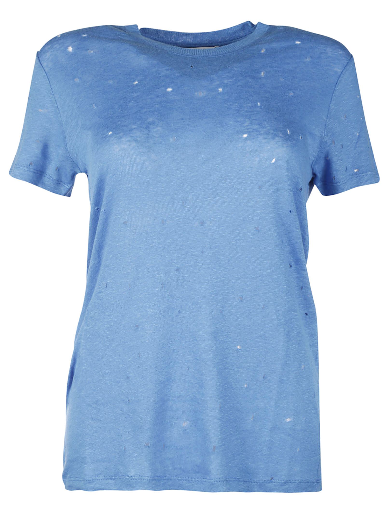 IRO - IRO Clay T-shirt - Blue, Women's Short Sleeve T-Shirts | Italist